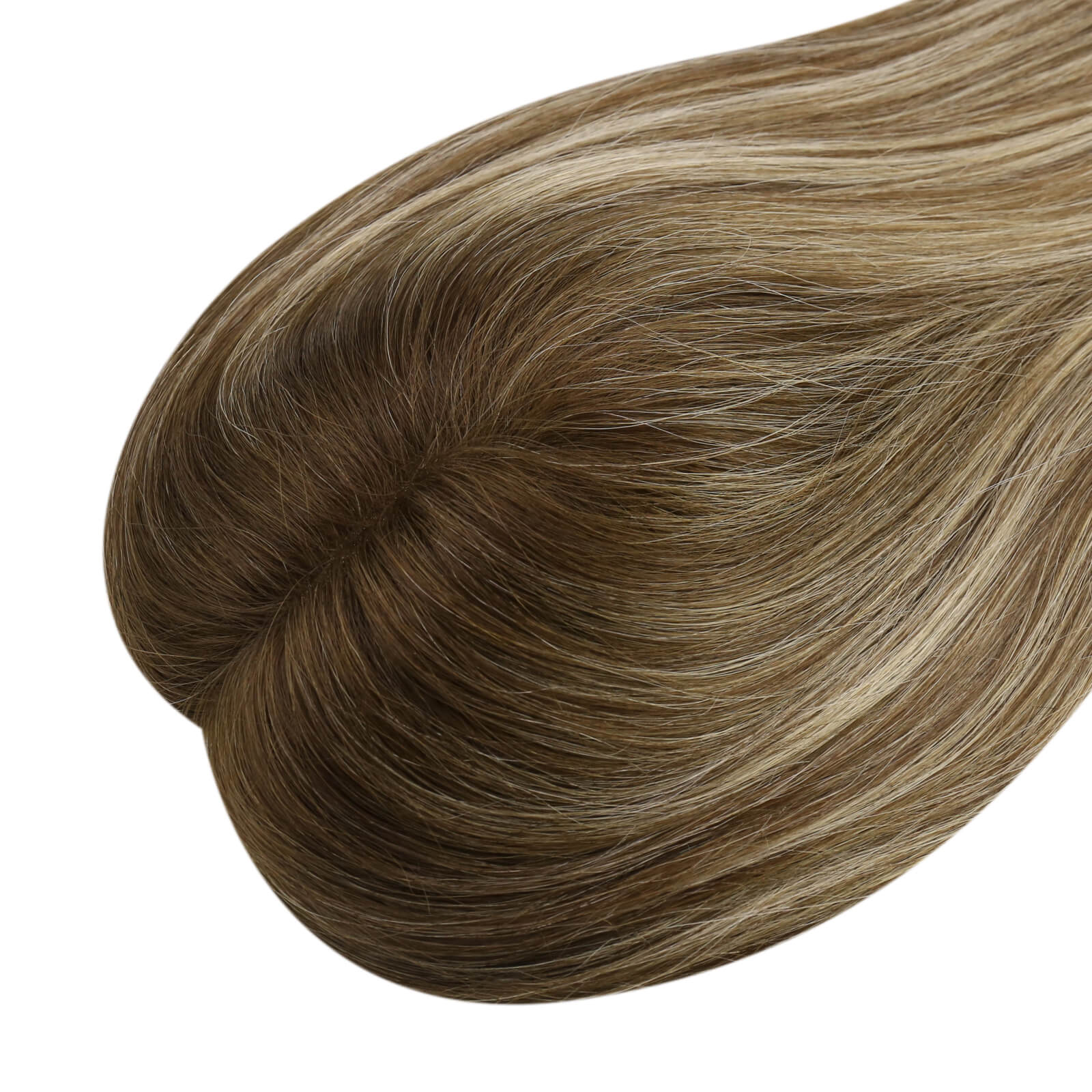 Mono Topper,human hair topper,high-quality virgin hair extensions,hair topper women,hair topper,wig,hair topper silk base,hair topper human hair,dark brown hair topper,brown hair topper,natural brown hair topper,human hair topper medium brown,blonde hair topper,balayage hair topper,balayage hair extensions,blonde highlight,brown highlight,distribute seams at will,invisible topper,large base topper,large base 6*7 inch,Hair Volumizers,Clip-In Hair Volumizers