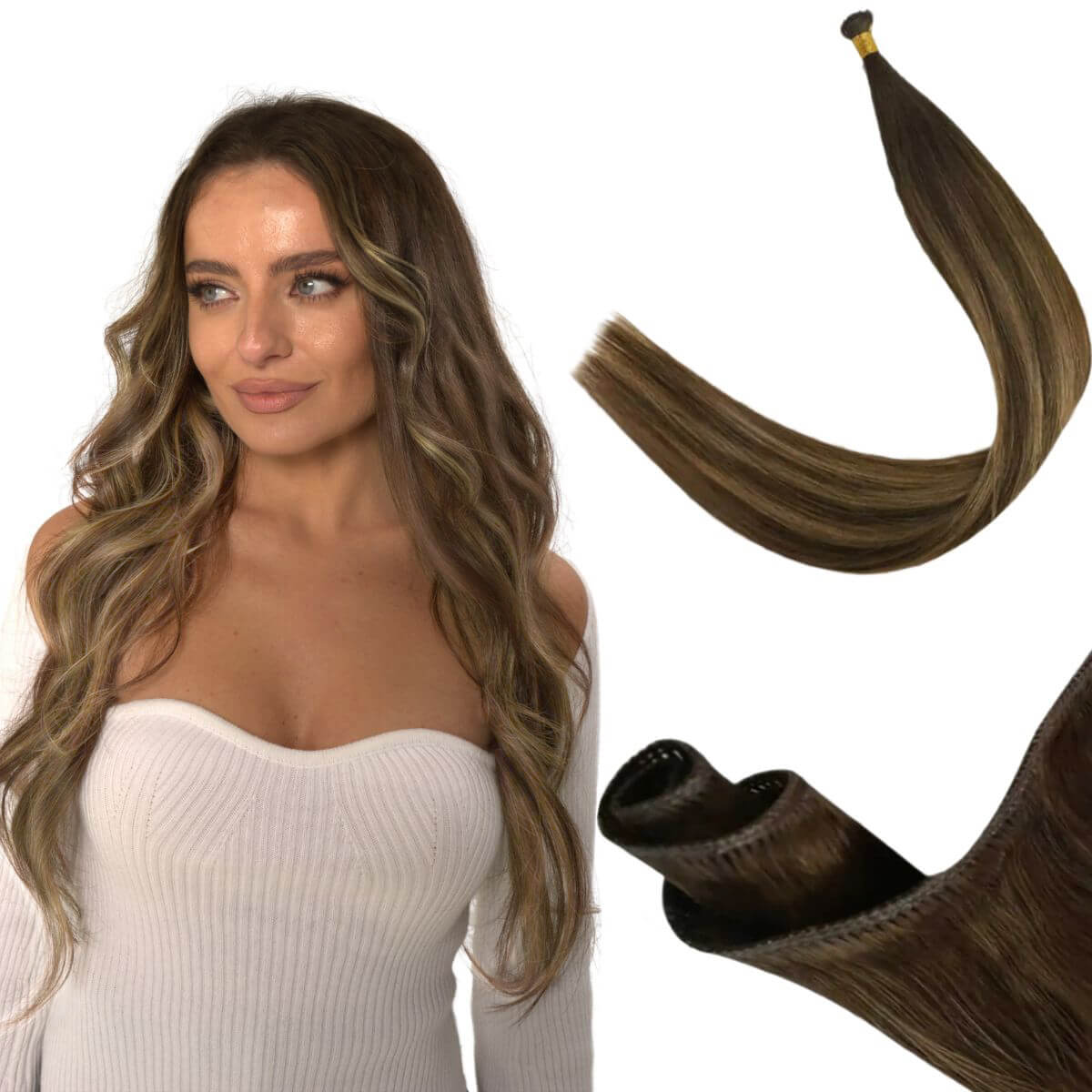 genius weft hair extensions,.100% virgin human hair, sunny hostin natural hair, hair extensions weft, Genius Weft Silky Straight, hand-tied genius weft, wedding hair extensions,