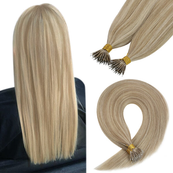 nano ring extensions human hair brown,nano ring hair, nano tip hair extensions, nano bond hair extensions, nano tip bond, nano tip hair supplier, wholesale hair extensions, remy nano ring hair